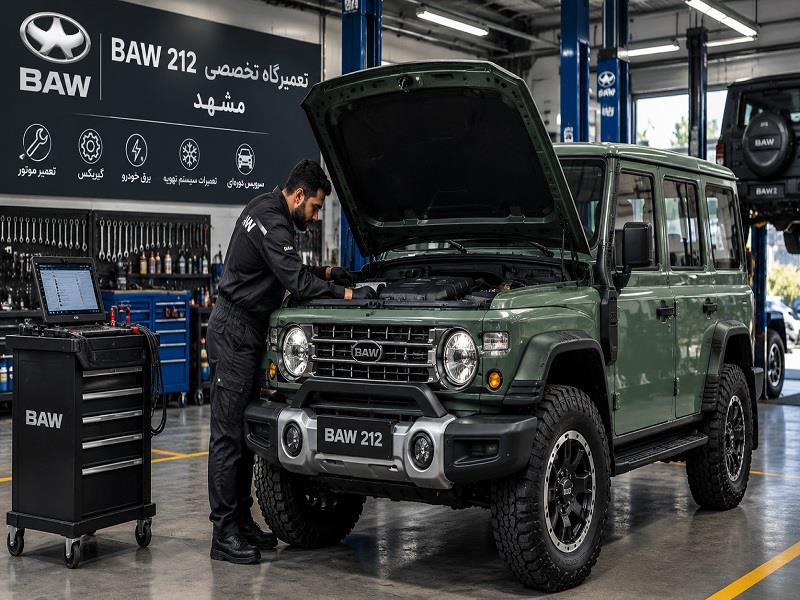 تعمیرگاه BAW 212 مشهد | تعمیر تخصصی، دیاگ و مکانیک سیار